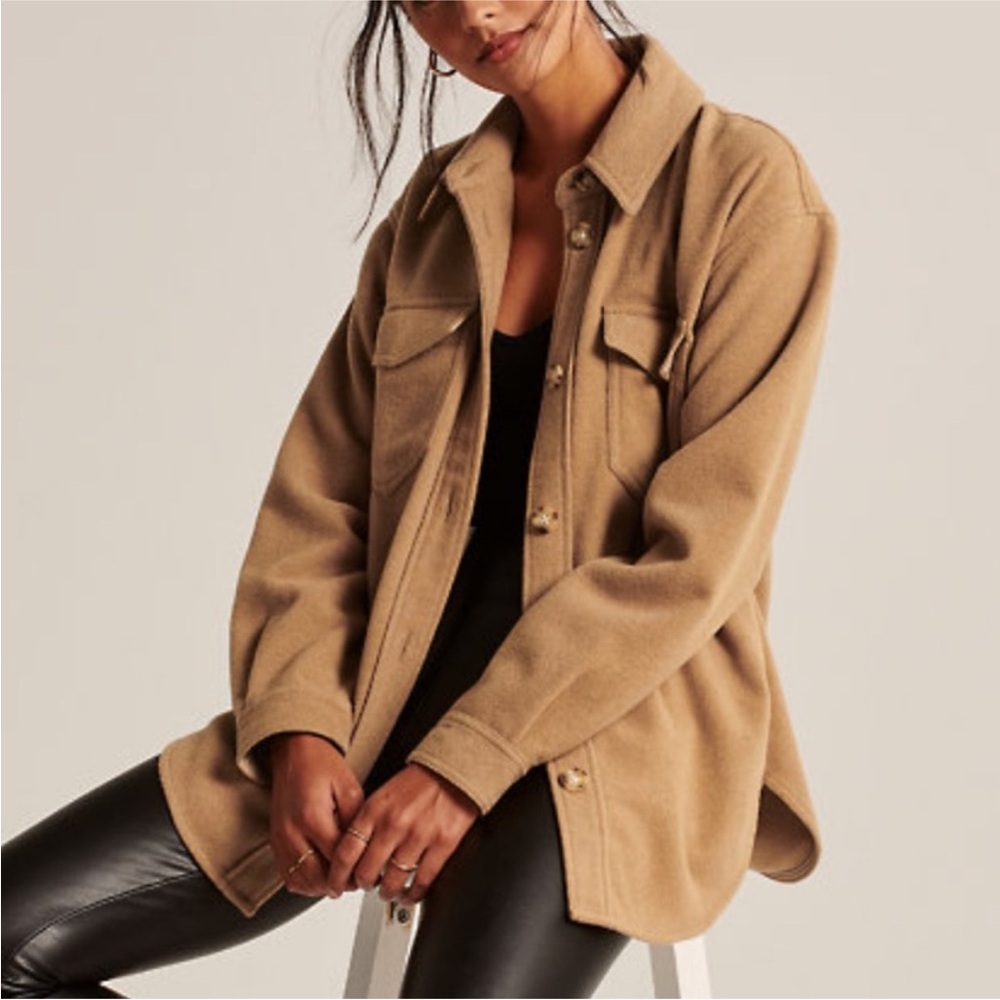 Abercrombie wool blend jacket